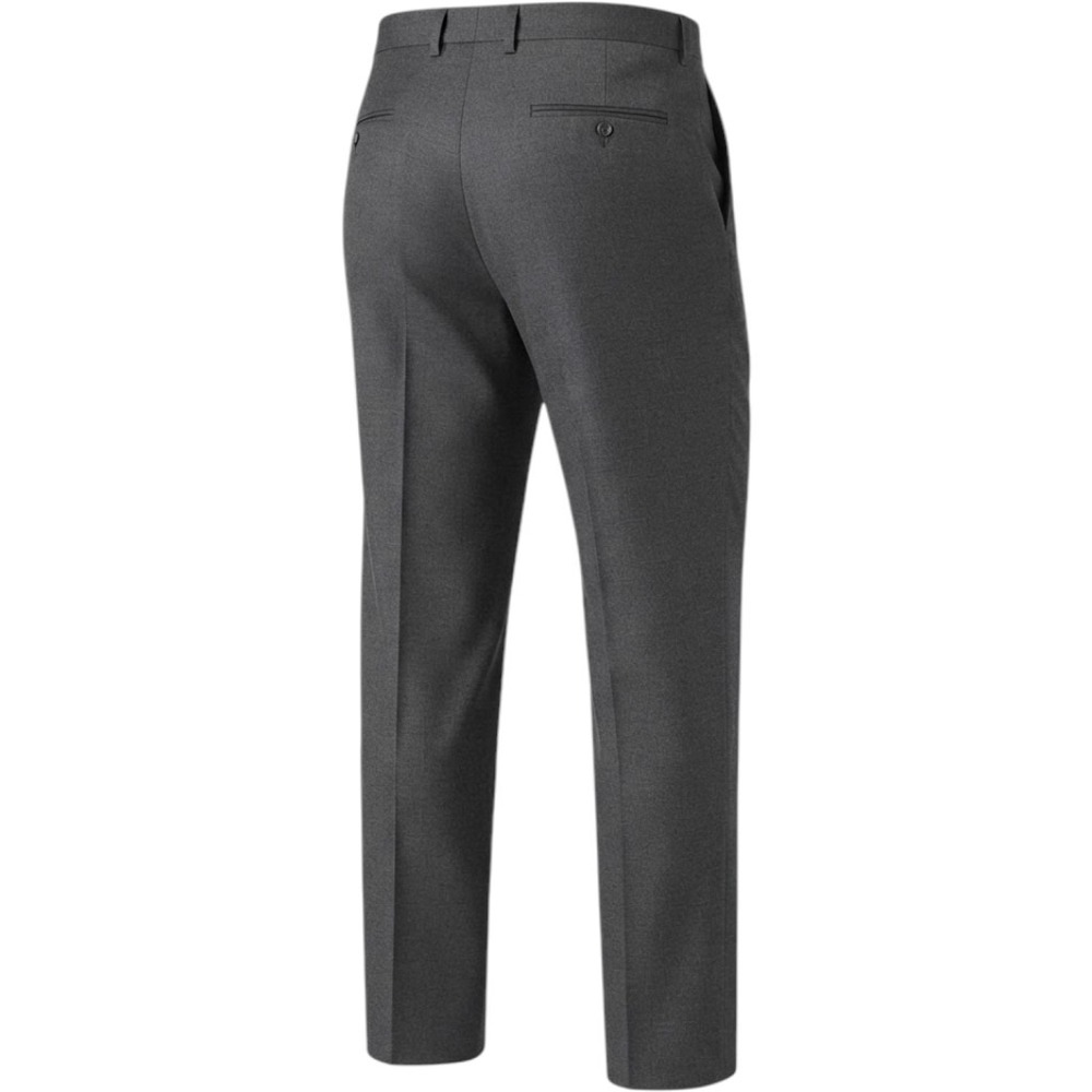Deansgate Mens Charcoal Gray Pleated Dress Pants Perfect Cloth Made in USA 36x30